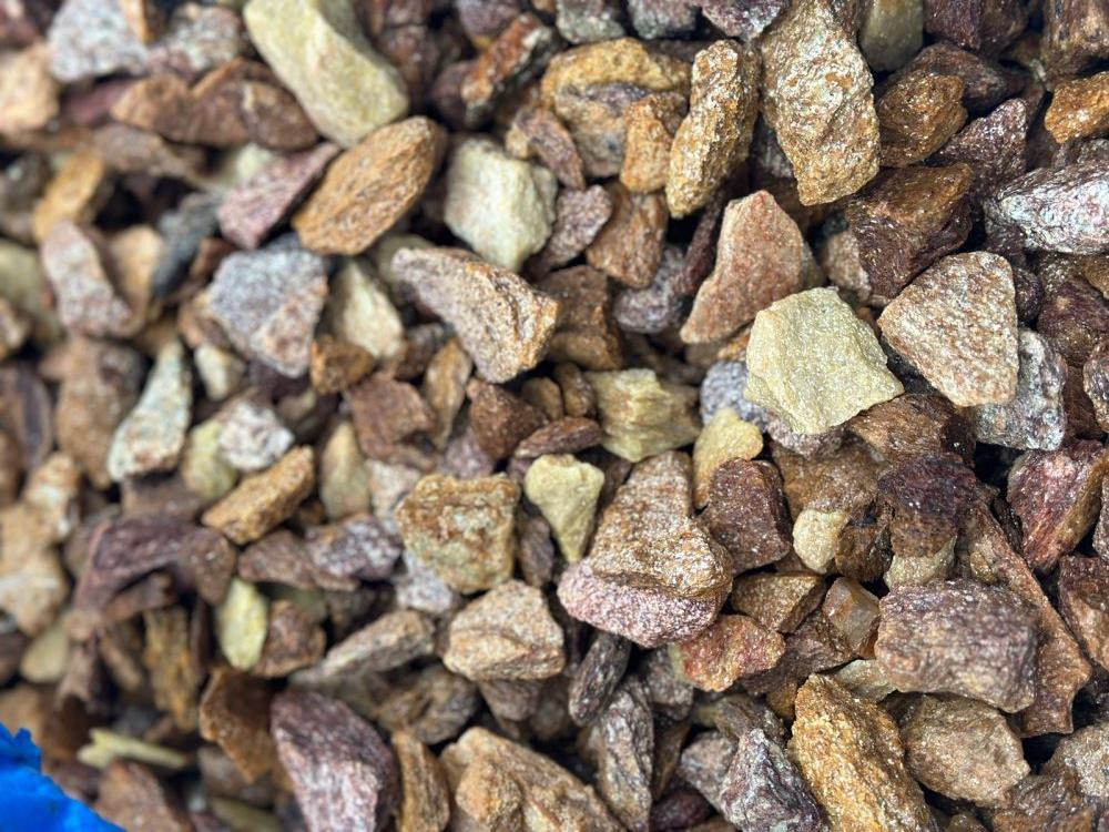 Златолит персиковый декоративная каменная крошка купить в Новосибирской области