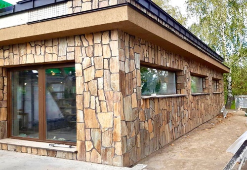 Плитняк кора дерева для фасада купить в Новосибирской области