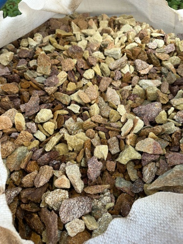 Златолит персиковый декоративная каменная крошка купить в Новосибирской области