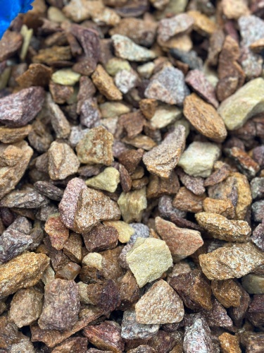 Златолит персиковый декоративная каменная крошка купить в Новосибирской области