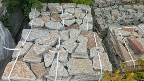 Гранитный плитняк галтованный для парковки купить в Новосибирской области