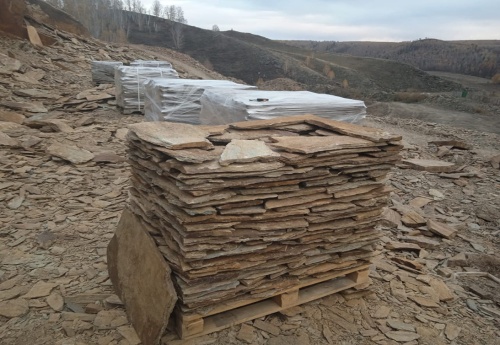 Плитняк кора дерева для цоколя, отмостки купить в Новосибирской области