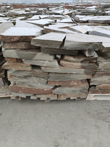 Плитняк песчаник серо-зелёный для мощения 60-65 мм купить в Новосибирской области